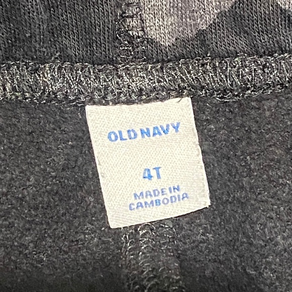 Old Navy Kids Black with Gray Dinosaurs Joggers Sweatpants - Picture 6 of 9